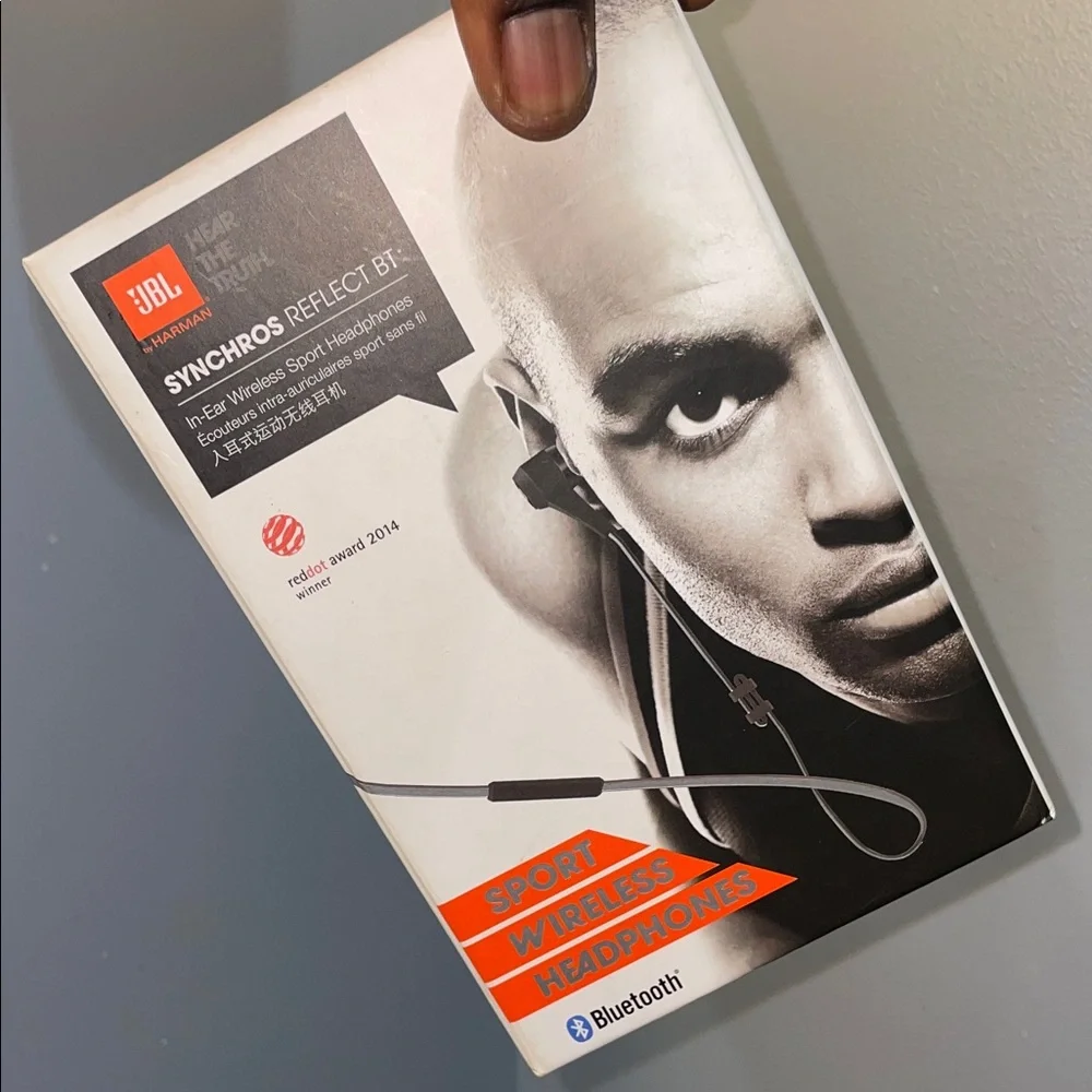 JBL Synchros Reflect BT Sport Wireless Headphones - Black